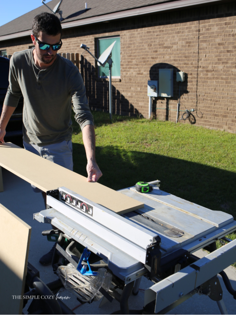 how to: built ins with repurposed cabinets