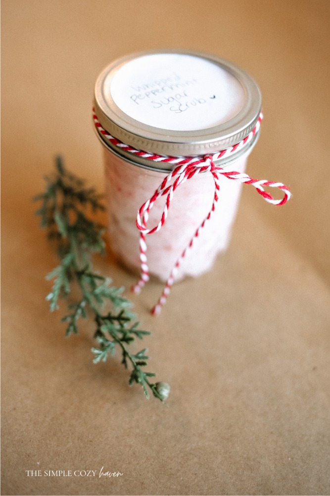 8 Handmade Christmas Gifts Everyone will Love | Christmas Gift Number 6: Peppermint Hand Scrub