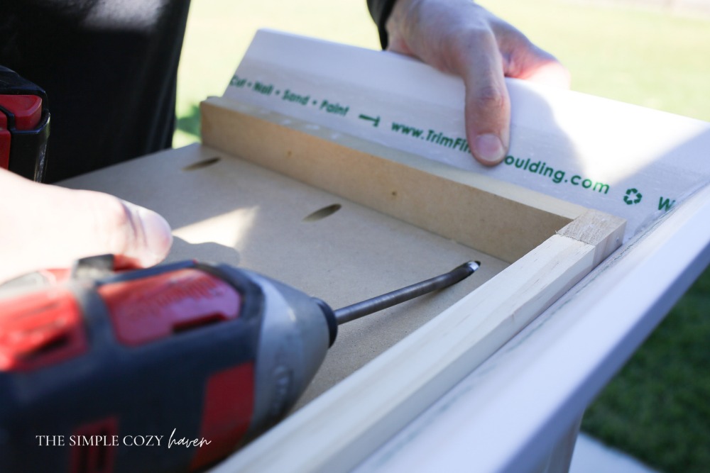 how to: built ins with repurposed cabinets
