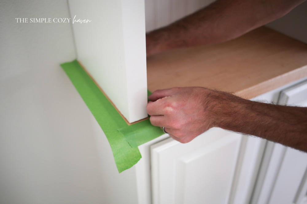how to: built ins with repurposed cabinets