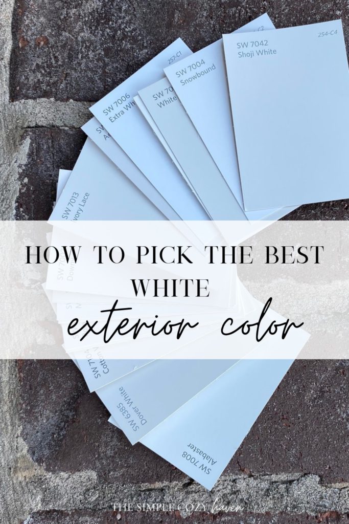 How to pick out the best white exterior color!